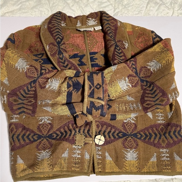 Vintage Aztec Patterned Jacket flashback brand - Picture 10 of 10